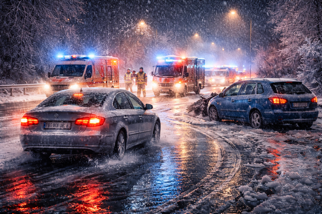 Eisregen in Deutschland