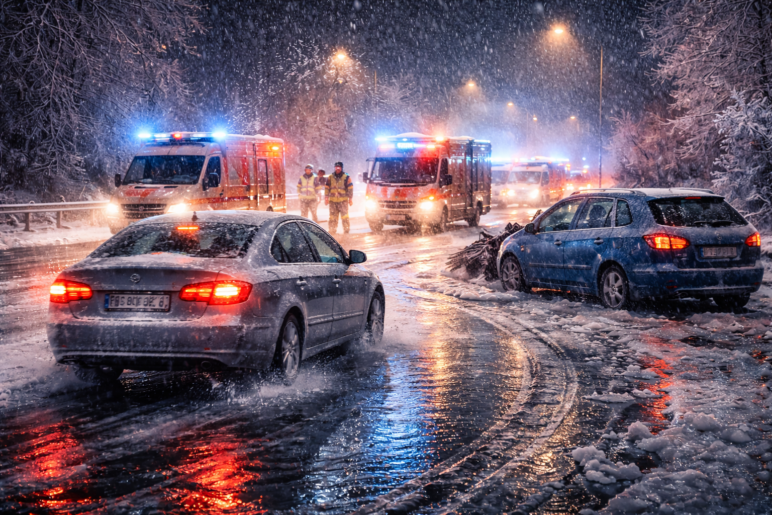 Eisregen in Deutschland